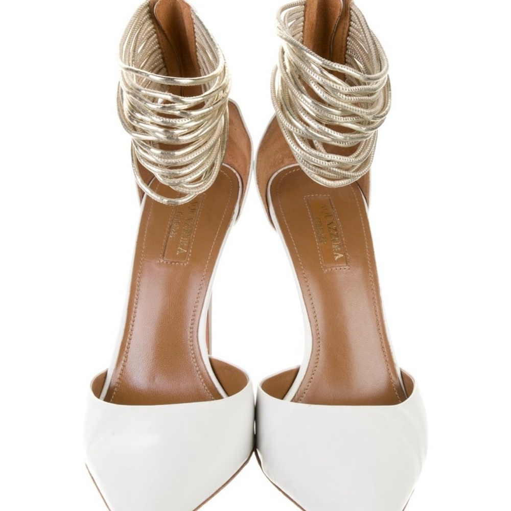 Aquazzura Leather D'Orsay Pumps - Picture 5 of 5
